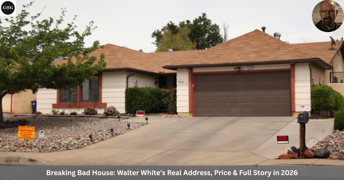 Breaking Bad house exterior at 3828 Piermont Drive NE, Albuquerque — Walter White's real filming location in 2026