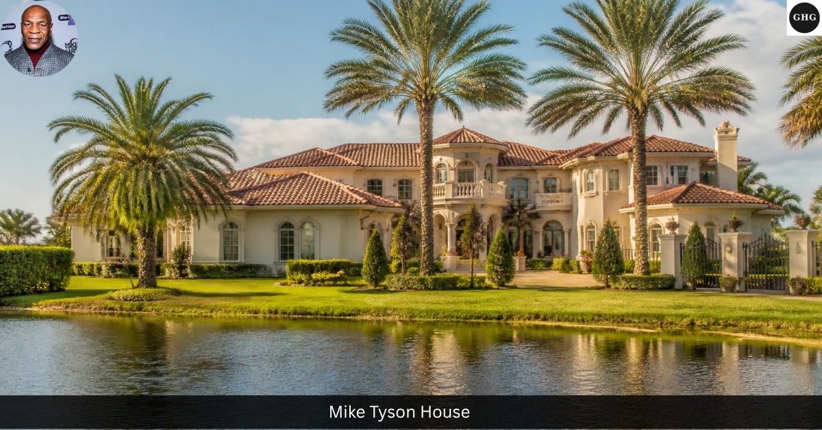 Mike Tyson house exterior — his $13 million waterfront mansion in Delray Beach, Florida