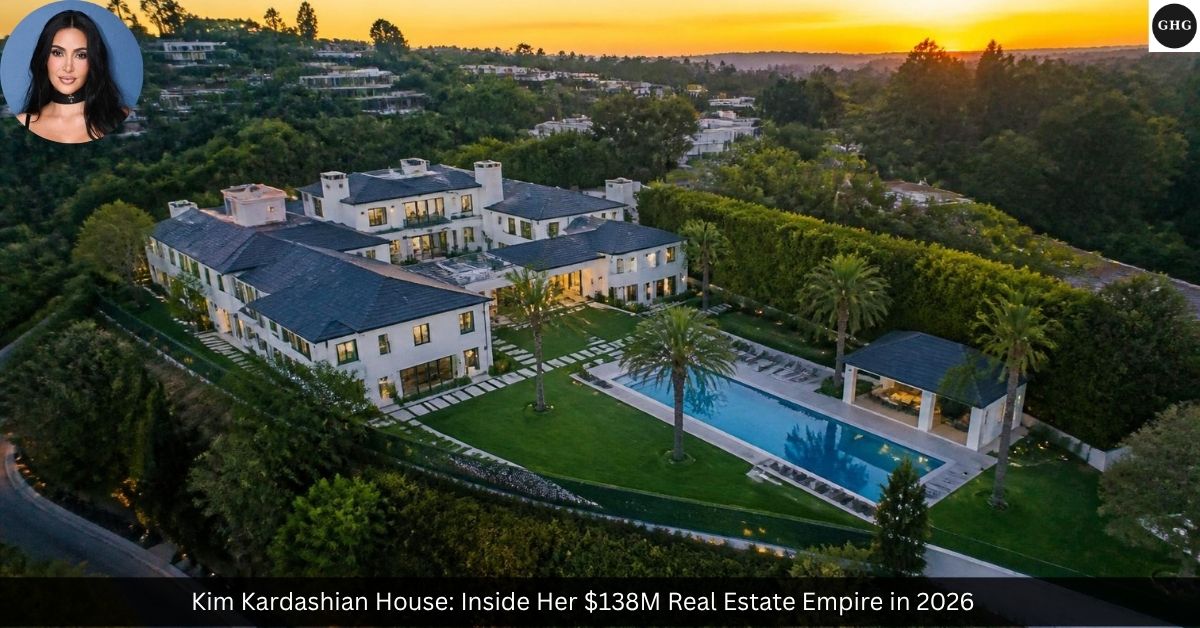 Kim Kardashian House — Hidden Hills Mansion Aerial View