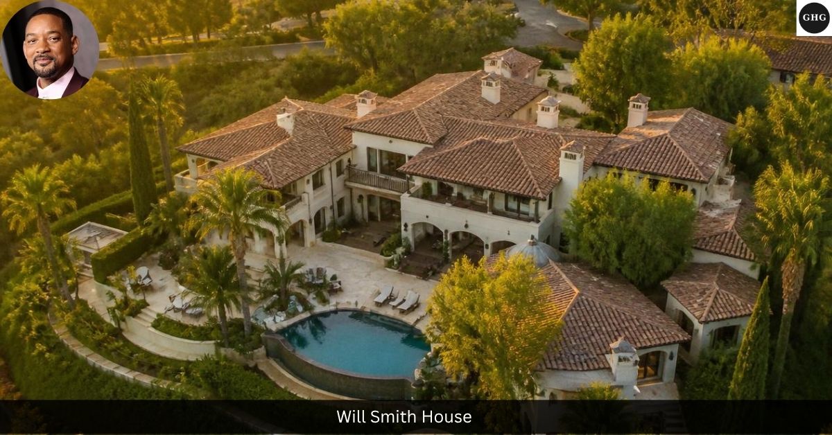Will Smith house in Calabasas, California — exterior view of his $42 million hillside mansion