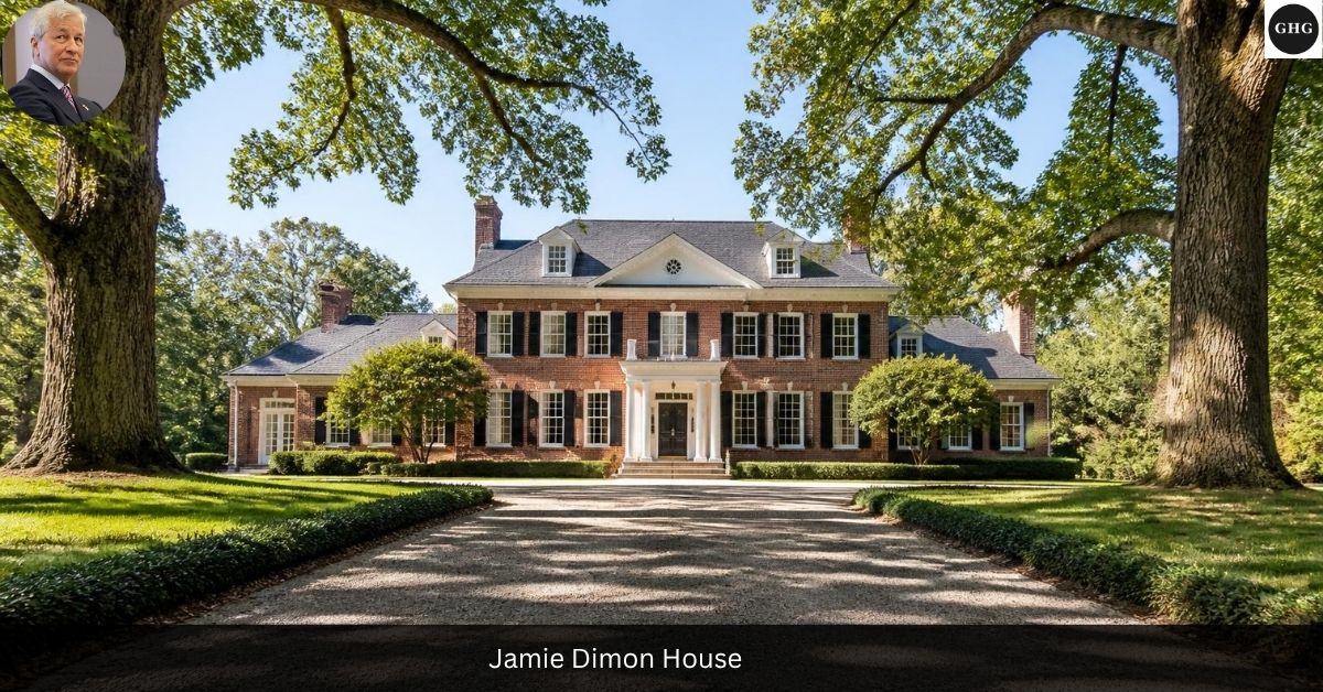 Jamie Dimon house — his Georgian-style estate in Bedford Corners, New York