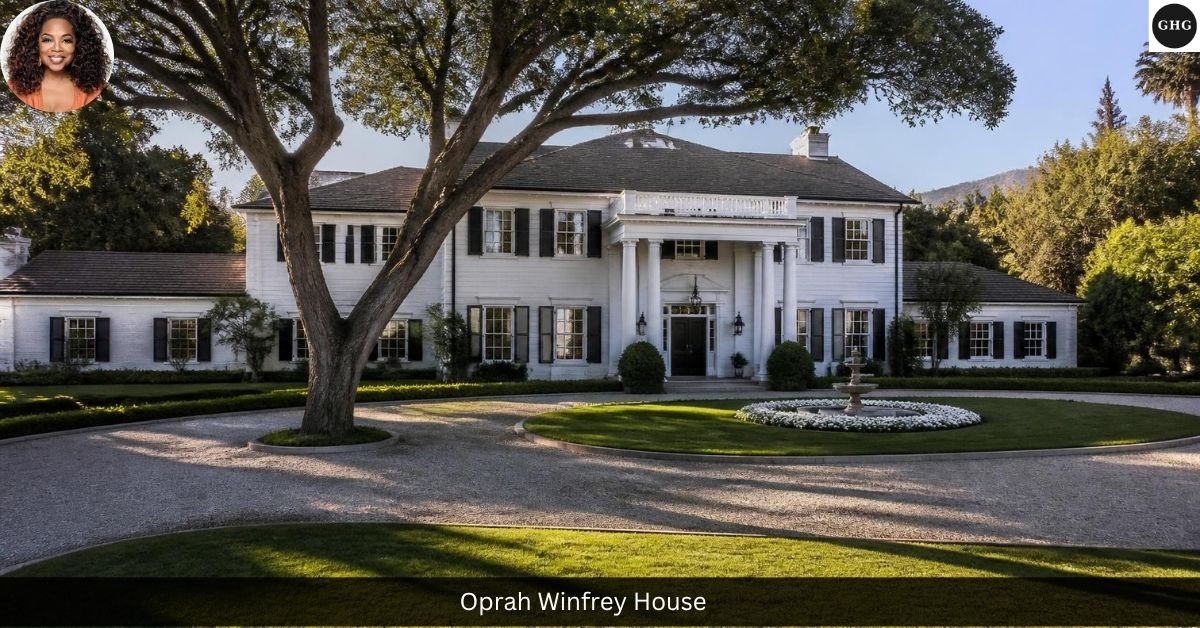 Oprah Winfrey house in Montecito, California — exterior view of her Promised Land estate