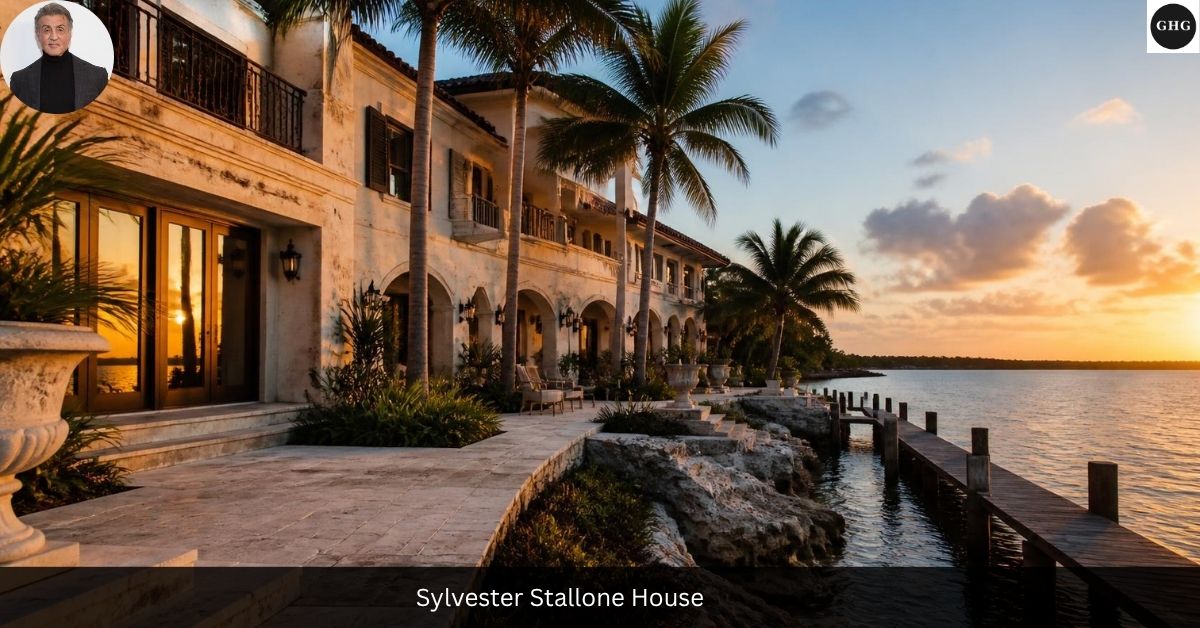 Sylvester Stallone house — his Palm Beach, Florida waterfront estate