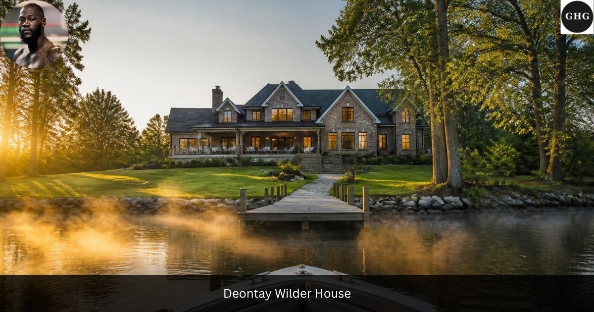 Deontay Wilder house — lakefront home exterior on Lake Tuscaloosa, Northport, Alabama