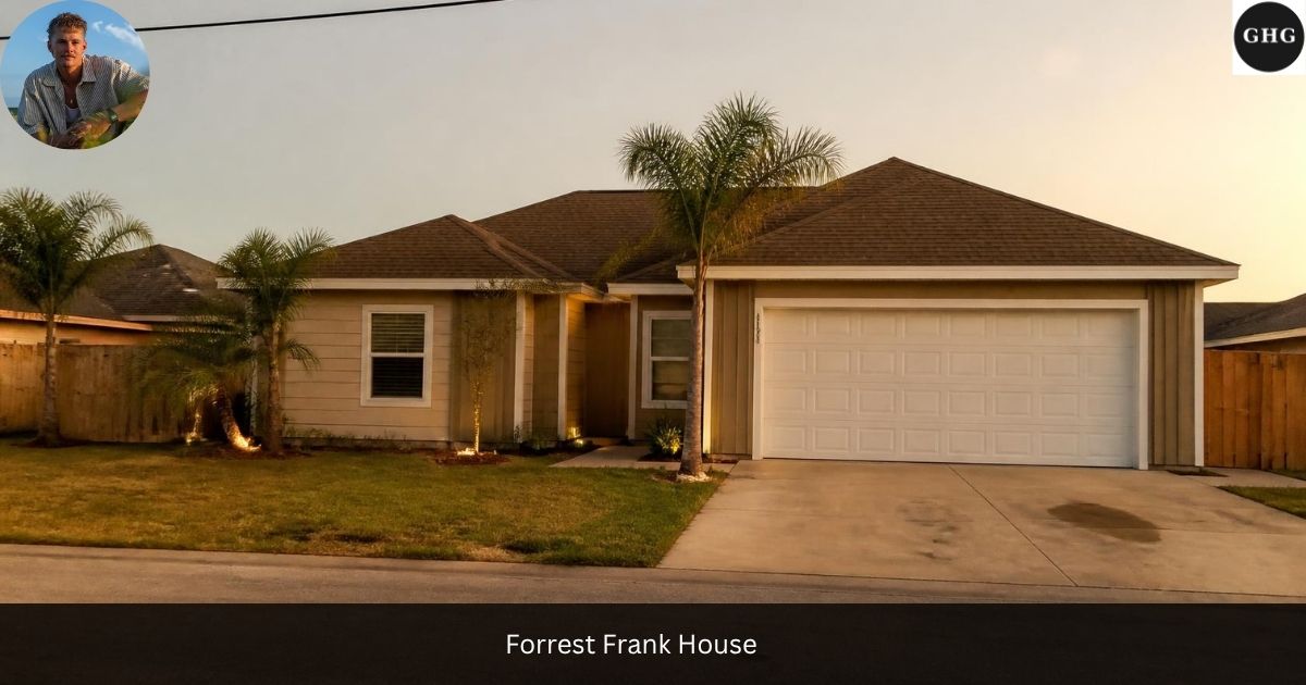 Forrest Frank house exterior, a single-story custom home in Waco, Texas