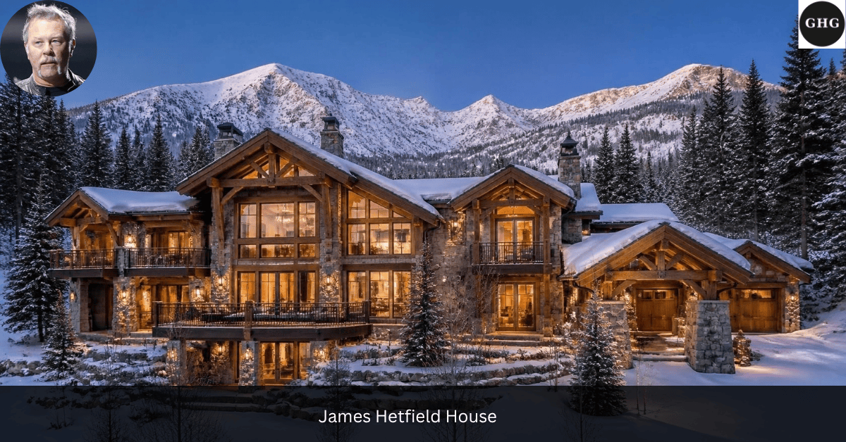 James Hetfield house — mountain home entrance near Vail, Colorado