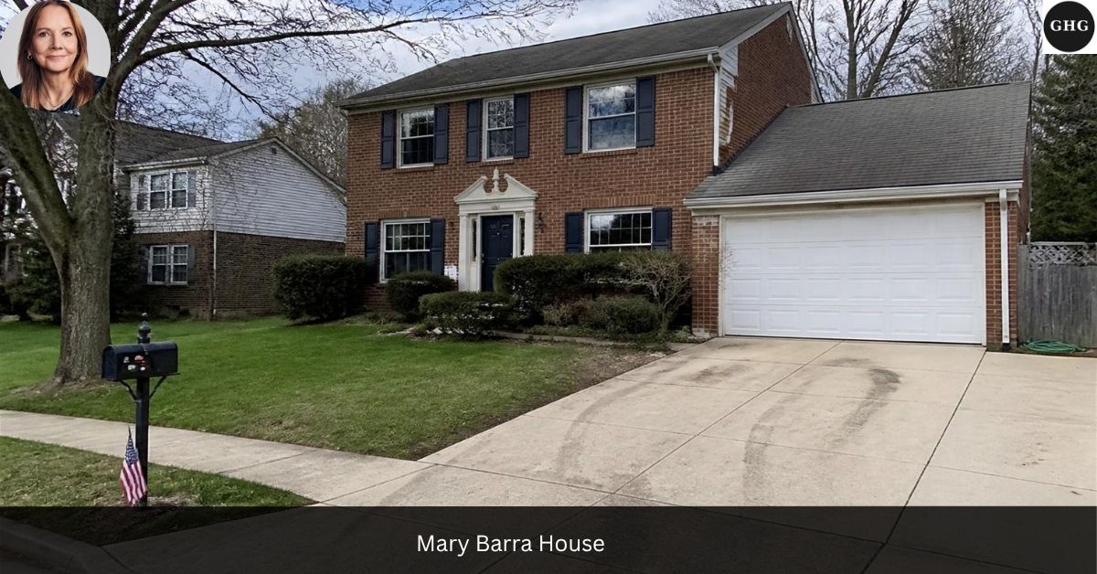 Mary Barra house — a quiet suburban street in Northville Township, Michigan
